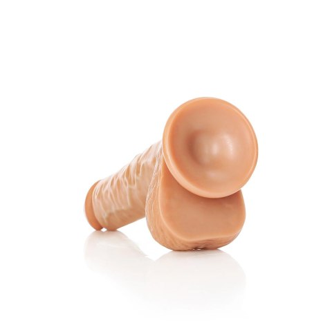 RealRock - Proste realistyczne dildo z jądrami i przyssawką 18 cm RealRock - Proste realistyczne dildo z jądrami i przyssawką 18 cm