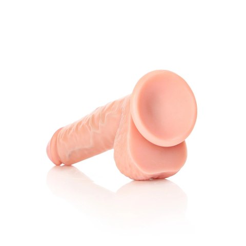 RealRock - Proste realistyczne dildo z jądrami i przyssawką 18 cm RealRock - Proste realistyczne dildo z jądrami i przyssawką 18 cm