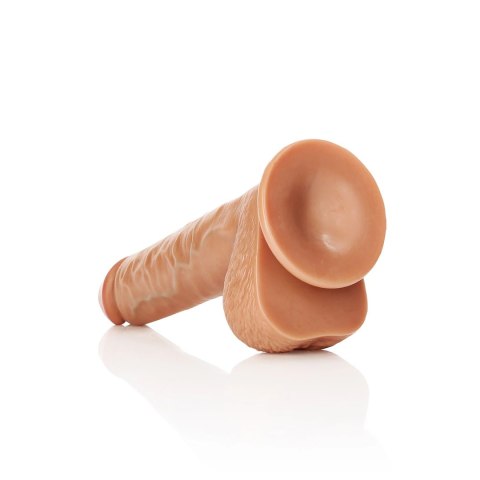 RealRock - Proste realistyczne dildo z jądrami i przyssawką 25,5 cm RealRock - Proste realistyczne dildo z jądrami i przyssawką 25,5 cm