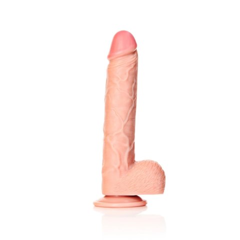 RealRock - Proste realistyczne dildo z jądrami i przyssawką 25,5 cm RealRock - Proste realistyczne dildo z jądrami i przyssawką 25,5 cm