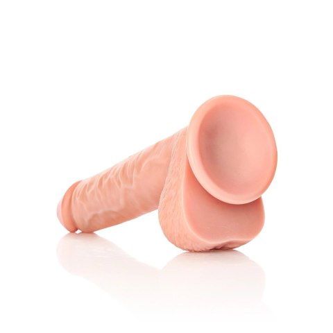RealRock - Proste realistyczne dildo z jądrami i przyssawką 25,5 cm RealRock - Proste realistyczne dildo z jądrami i przyssawką 25,5 cm