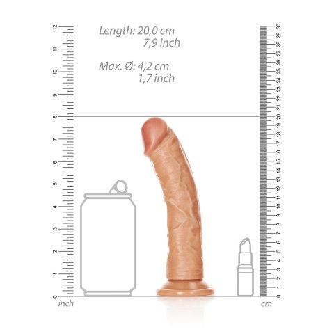 RealRock - Realistyczne dildo z przyssawką 18 cm RealRock - Realistyczne dildo z przyssawką 18 cm