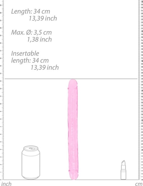 RealRock - Realistyczne podwójne dildo 34 cm RealRock - Realistyczne podwójne dildo 34 cm