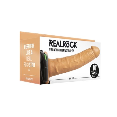 RealRock - Wibrator - dildo na pasku 24,5 cm RealRock - Wibrator - dildo na pasku 24,5 cm