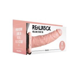RealRock - Wibrator - dildo na regulowanym pasku 20,5 cm