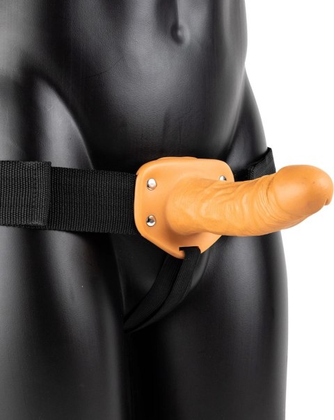 RealRock - Wibrator - dildo z jądrami na pasku 15,5 cm RealRock - Wibrator - dildo z jądrami na pasku 15,5 cm