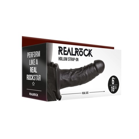 RealRock - Wibrator - dildo z jądrami na pasku 15,5 cm RealRock - Wibrator - dildo z jądrami na pasku 15,5 cm