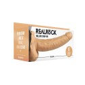 RealRock - Wibrator - dildo z jądrami na pasku 23 cm