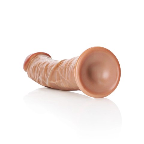 RealRock - Zakrzywione realistyczne dildo z jądrami i przyssawką 23 cm RealRock - Zakrzywione realistyczne dildo z jądrami i przyssawką 23 cm