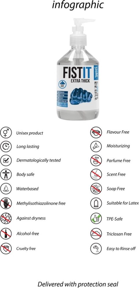 Fist It by Shots - Lubrykant - gęsty 500 ml Fist It by Shots - Lubrykant - gęsty 500 ml
