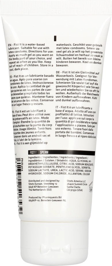 Fist It by Shots - Lubrykant - sperma sztuczna - 100 ml Fist It by Shots - Lubrykant - sperma sztuczna - 100 ml