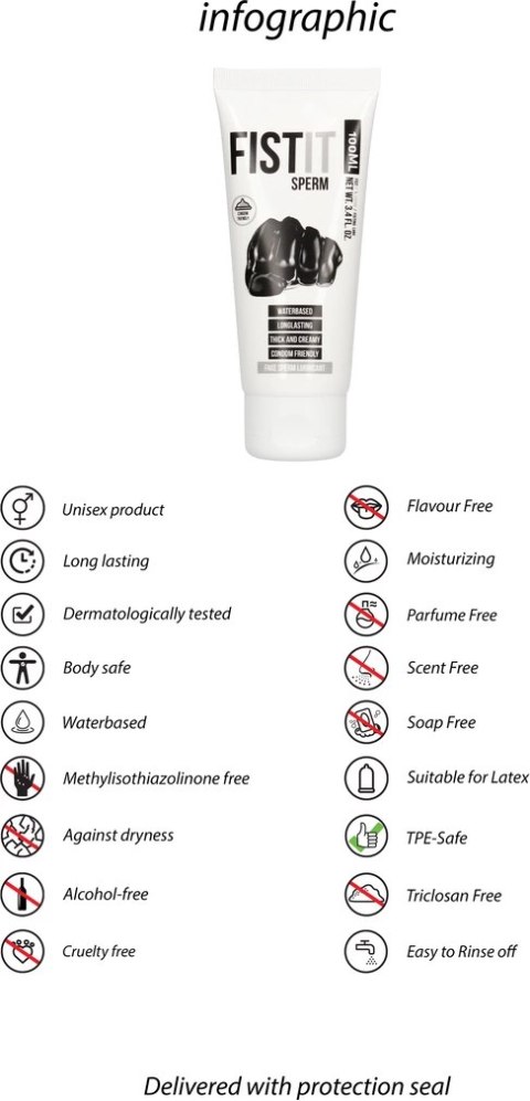 Fist It by Shots - Lubrykant - sperma sztuczna - 100 ml Fist It by Shots - Lubrykant - sperma sztuczna - 100 ml