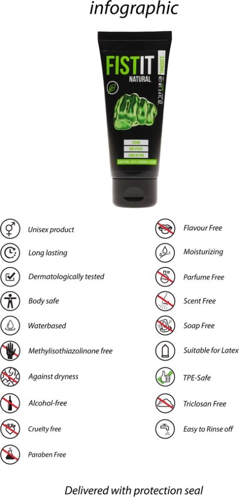 Fist It by Shots - Naturalny lubrykant na bazie wody 100 ml Fist It by Shots - Naturalny lubrykant na bazie wody 100 ml