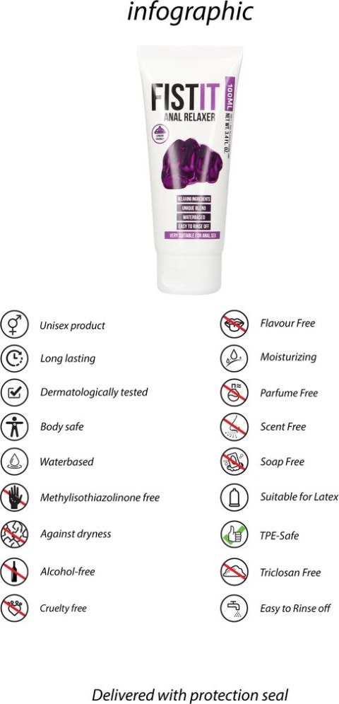 Fist It by Shots - Żel relaksujący do seksu analnego 100 ml Fist It by Shots - Żel relaksujący do seksu analnego 100 ml