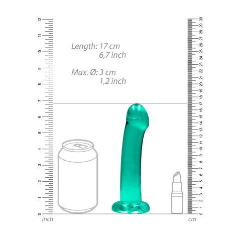 RealRock - Dildo z przyssawką gładkie 17 cm RealRock - Dildo z przyssawką gładkie 17 cm