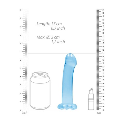 RealRock - Dildo z przyssawką gładkie 17 cm RealRock - Dildo z przyssawką gładkie 17 cm