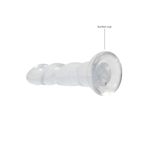 RealRock - Dildo z przyssawką karbowane 17 cm RealRock - Dildo z przyssawką karbowane 17 cm