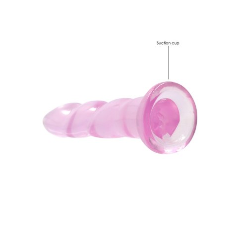 RealRock - Dildo z przyssawką karbowane 17 cm RealRock - Dildo z przyssawką karbowane 17 cm