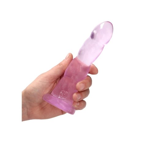 RealRock - Dildo z przyssawką karbowane 17 cm RealRock - Dildo z przyssawką karbowane 17 cm