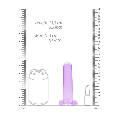 RealRock - Dildo z przyssawką proste 13,5 cm RealRock - Dildo z przyssawką proste 13,5 cm