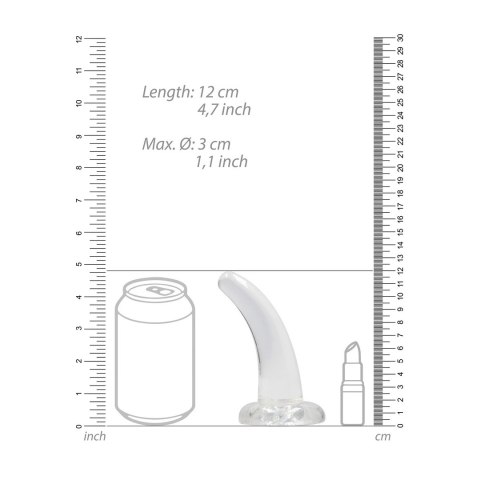 RealRock - Dildo z przyssawką zakrzywione 11,5 cm RealRock - Dildo z przyssawką zakrzywione 11,5 cm