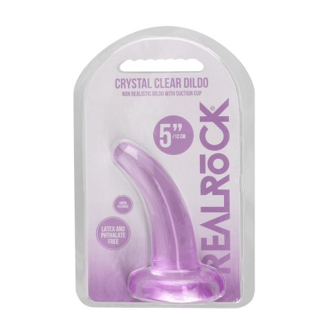 RealRock - Dildo z przyssawką zakrzywione 11,5 cm RealRock - Dildo z przyssawką zakrzywione 11,5 cm