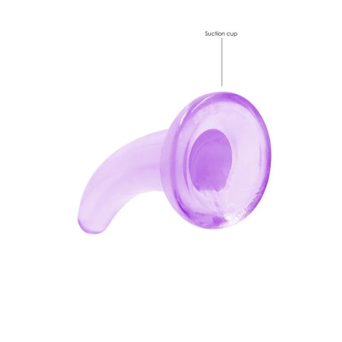 RealRock - Dildo z przyssawką zakrzywione 11,5 cm RealRock - Dildo z przyssawką zakrzywione 11,5 cm