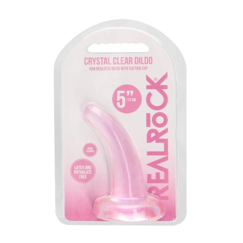 RealRock - Dildo z przyssawką zakrzywione 11,5 cm RealRock - Dildo z przyssawką zakrzywione 11,5 cm