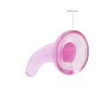 RealRock - Dildo z przyssawką zakrzywione 11,5 cm