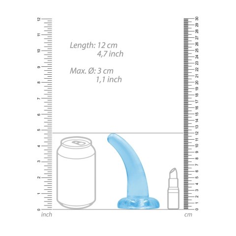 RealRock - Dildo z przyssawką zakrzywione 11,5 cm RealRock - Dildo z przyssawką zakrzywione 11,5 cm