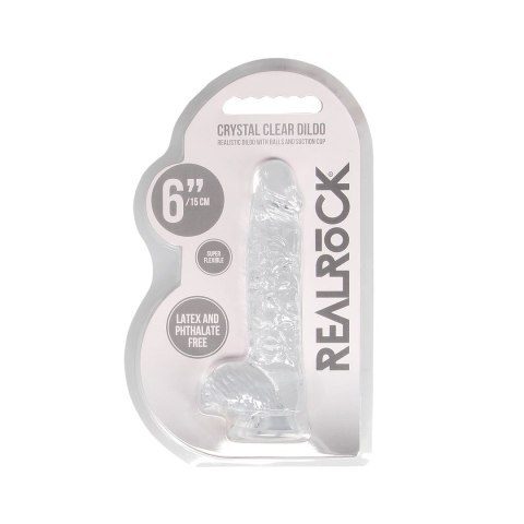 RealRock - Realistyczne dildo z jądrami 15 cm RealRock - Realistyczne dildo z jądrami 15 cm