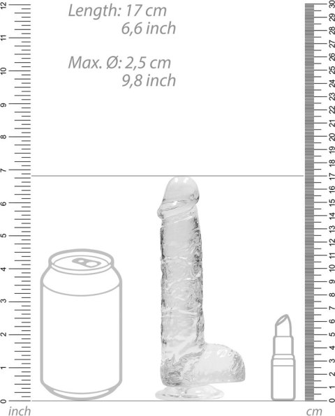 RealRock - Realistyczne dildo z jądrami 15 cm RealRock - Realistyczne dildo z jądrami 15 cm