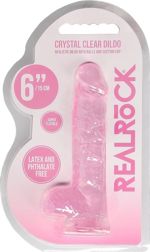 RealRock - Realistyczne dildo z jądrami 15 cm RealRock - Realistyczne dildo z jądrami 15 cm