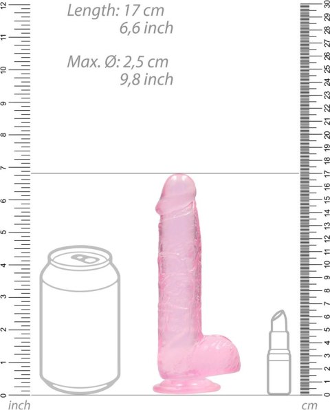 RealRock - Realistyczne dildo z jądrami 15 cm RealRock - Realistyczne dildo z jądrami 15 cm