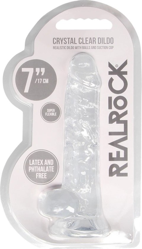 RealRock - Realistyczne dildo z jądrami 18 cm RealRock - Realistyczne dildo z jądrami 18 cm