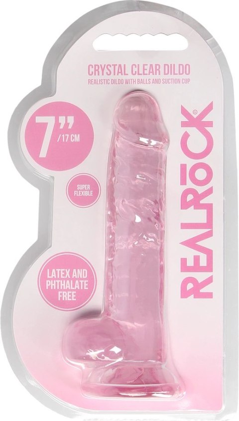 RealRock - Realistyczne dildo z jądrami 18 cm RealRock - Realistyczne dildo z jądrami 18 cm