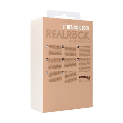 RealRock - Realistyczne dildo z jądrami 20 cm RealRock - Realistyczne dildo z jądrami 20 cm