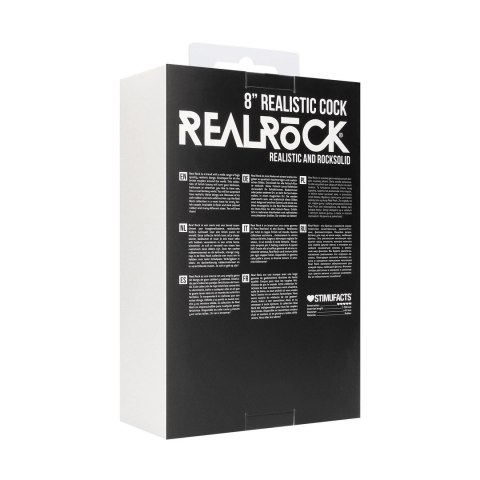 RealRock - Realistyczne dildo z jądrami 20 cm RealRock - Realistyczne dildo z jądrami 20 cm