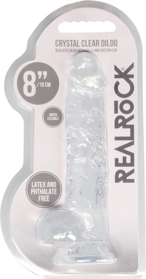 RealRock - Realistyczne dildo z jądrami 21 cm RealRock - Realistyczne dildo z jądrami 21 cm