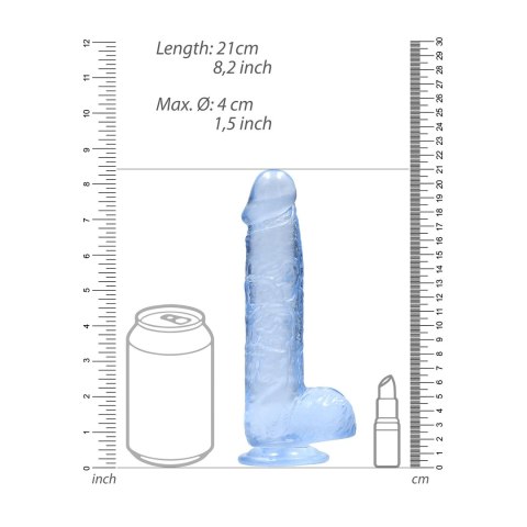 RealRock - Realistyczne dildo z jądrami 21 cm RealRock - Realistyczne dildo z jądrami 21 cm