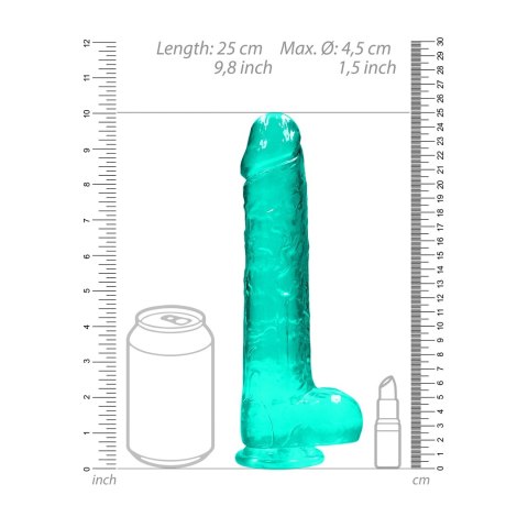 RealRock - Realistyczne dildo z jądrami 22 cm RealRock - Realistyczne dildo z jądrami 22 cm