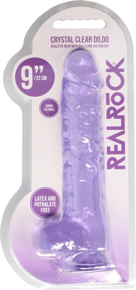 RealRock - Realistyczne dildo z jądrami 23 cm RealRock - Realistyczne dildo z jądrami 23 cm