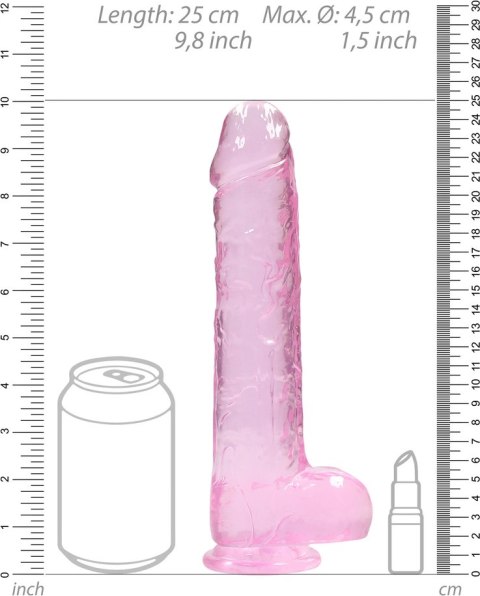 RealRock - Realistyczne dildo z jądrami 23 cm RealRock - Realistyczne dildo z jądrami 23 cm