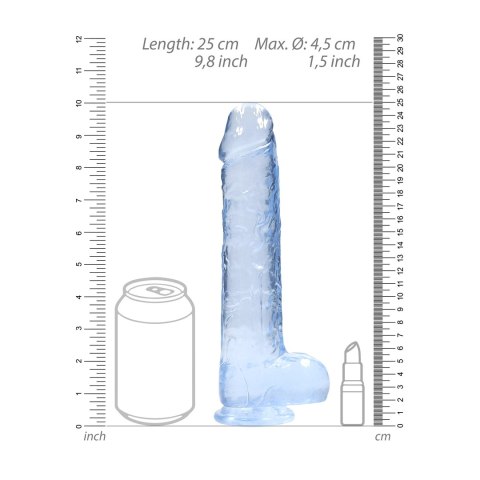 RealRock - Realistyczne dildo z jądrami 23 cm RealRock - Realistyczne dildo z jądrami 23 cm