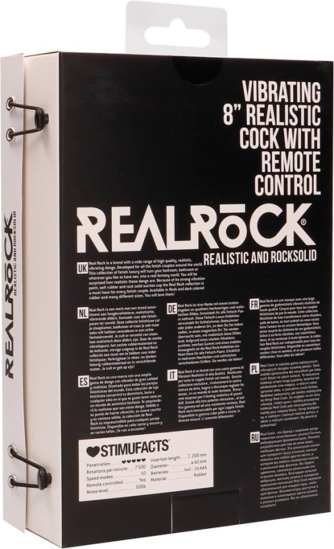 RealRock - Realistyczne dildo z jądrami 25 cm RealRock - Realistyczne dildo z jądrami 25 cm