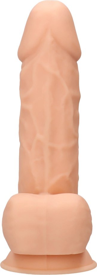 RealRock - Silikonowe dildo z jądrami 21,6 cm RealRock - Silikonowe dildo z jądrami 21,6 cm