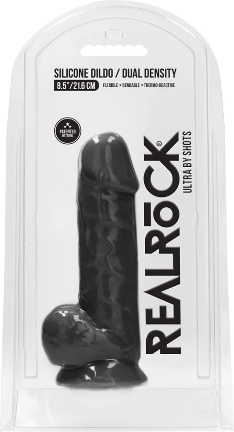 RealRock - Silikonowe dildo z jądrami 21,6 cm RealRock - Silikonowe dildo z jądrami 21,6 cm