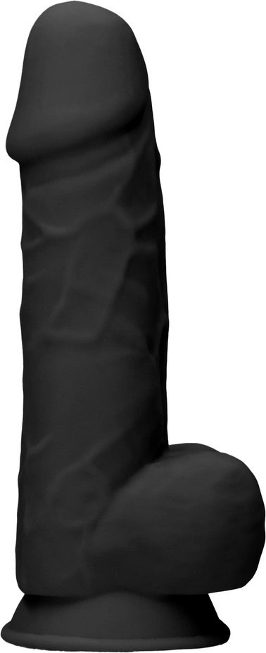 RealRock - Silikonowe dildo z jądrami 21,6 cm RealRock - Silikonowe dildo z jądrami 21,6 cm