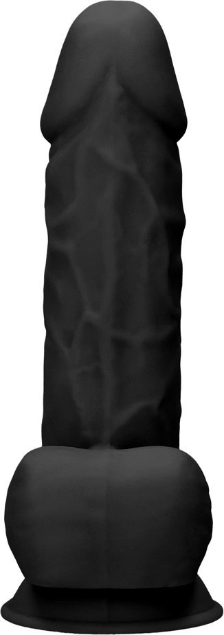 RealRock - Silikonowe dildo z jądrami 21,6 cm RealRock - Silikonowe dildo z jądrami 21,6 cm