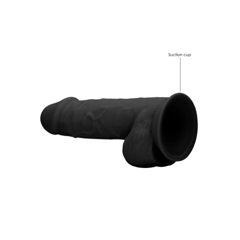 RealRock - Silikonowe dildo z jądrami 21,6 cm RealRock - Silikonowe dildo z jądrami 21,6 cm